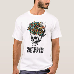 Mata Din Hjärna Håll Nyfikenheten Vid Liv Kreativ T Shirt