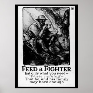 Mata en kämpe/äta endast vad som är you_War Poster