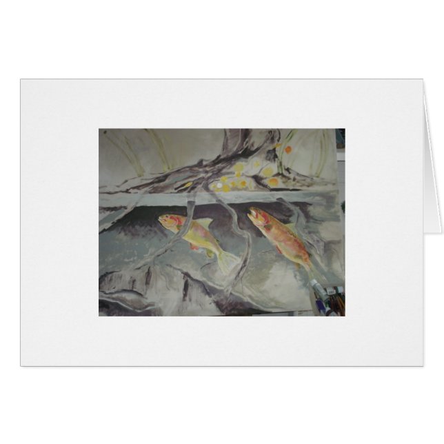 mata för forell OBS kort (Framsidan Horizontal)