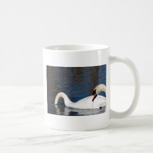 Mata för svanar kaffemugg