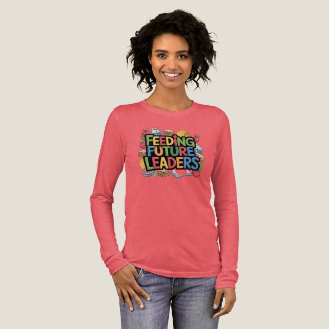 Mata framtida ledare t shirt (Hel framsida)