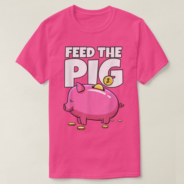 Mata Gris Piggy Bank T Shirt (Design framsida)