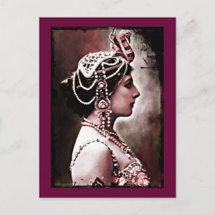 Mata Hari 1910 Vykort