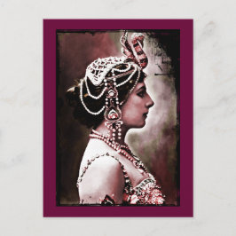 Mata Hari 1910 Vykort