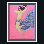 Mata Hari Art Deco-utskrift Poster<br><div class="desc">Vintage Art Deco Dance Poster Mata Hari</div>