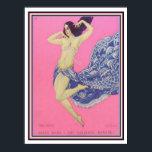Mata Hari Art Deco-utskrift Poster<br><div class="desc">Vintage Art Deco Dance Poster Mata Hari</div>
