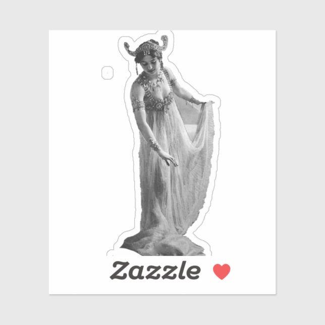 Mata Hari  Aufkleber Klistermärken (Ark)