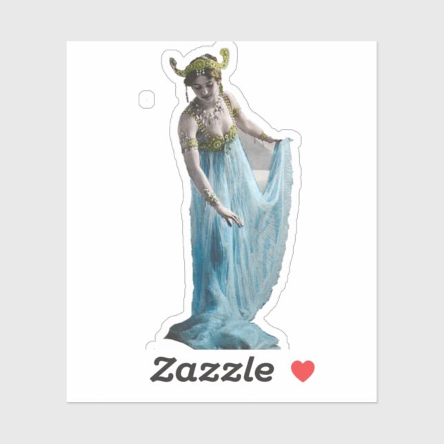 Mata Hari  Aufkleber Klistermärken (Ark)