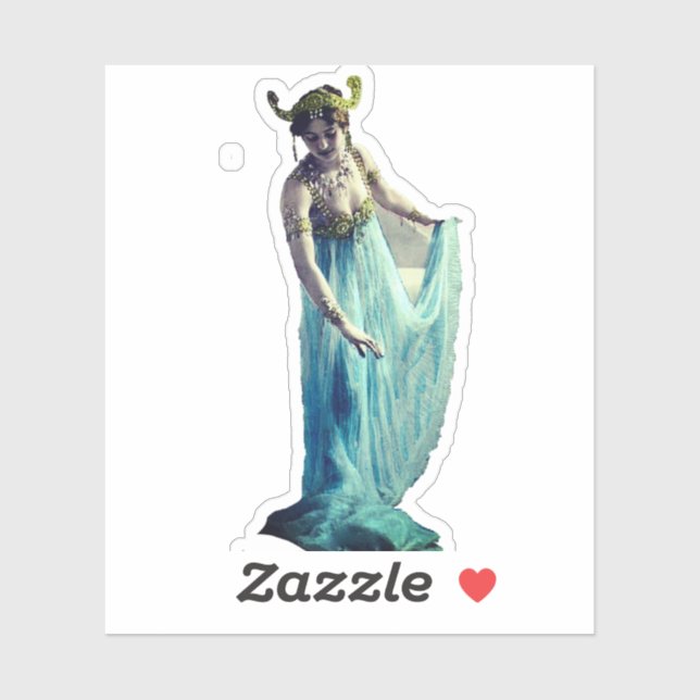 Mata Hari  Aufkleber Klistermärken (Ark)