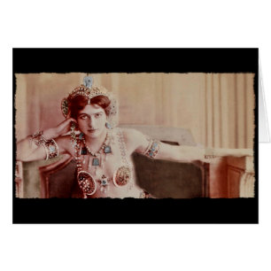 Mata Hari Harem Costume Hälsningskort