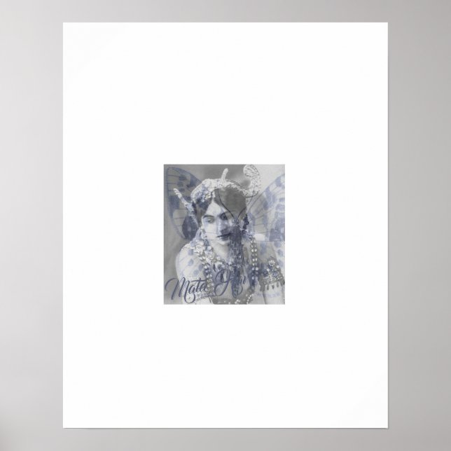 Mata Hari – Margaretha Geertruida – butterfly Poster (Framsidan)