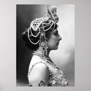 Mata Hari: "Vackra Woman, Farlig Spy" Poster