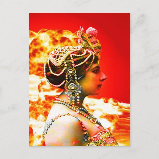 Mata Hari Vykort (Framsida)