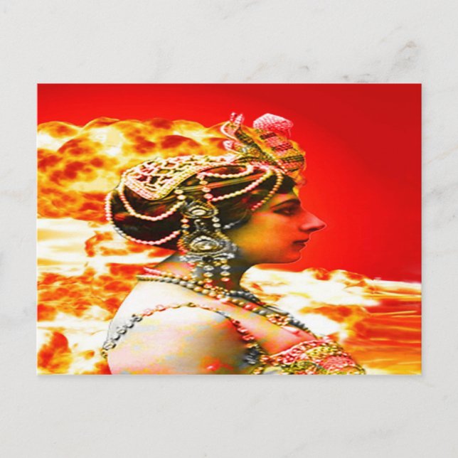 Mata Hari Vykort (Framsida)
