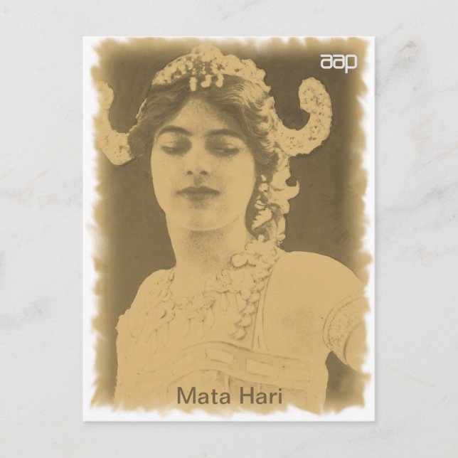 Mata Hari Vykort (Framsida)