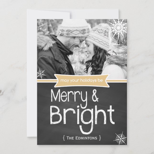 Mata Helgdag-kort för tunn Gult- Julkort (Framsida)