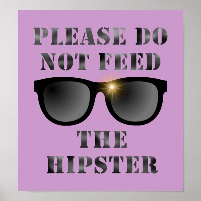 Mata Hipstern-affischen Poster (Framsidan)