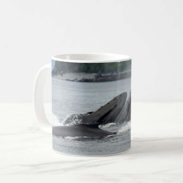 Mata Humpback Whales Kaffemugg (Framsida vänster)