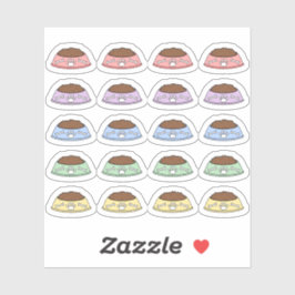 Mata Hund Reminder Djuromsorg Food Bowl Bujo Plann Klistermärken