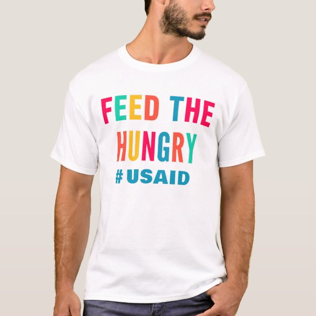MATA HUNGRIG USAID T SHIRT (Framsida)