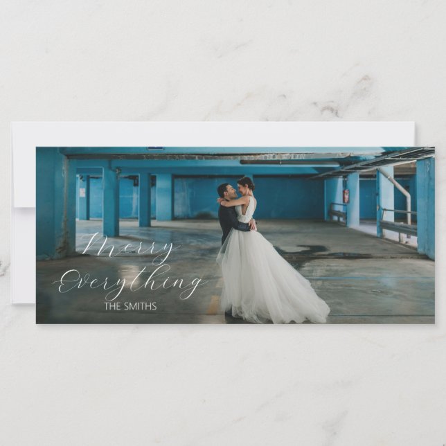 Mata in allt Julhälsningar julkort (Framsida)