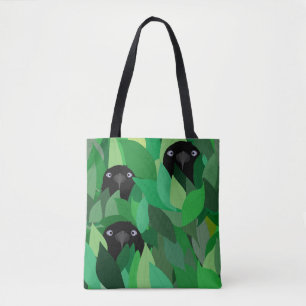 Mata in Kråka Tote Bag Tygkasse