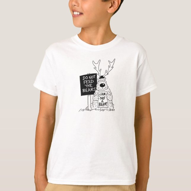 Mata inte björnarna t-shirt (Framsida)