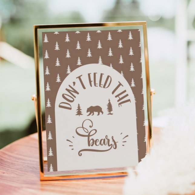 Mata inte björnarnas födelsedag 1 Lycklig Camper Poster (Skapare uppladdad)