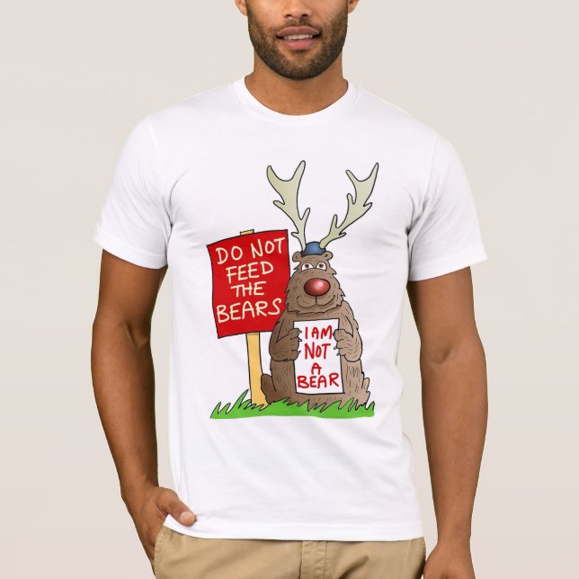 Mata inte björnt-skjortan tröja (Framsida)