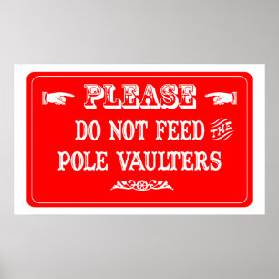 Mata inte de Pole vaultersna Poster