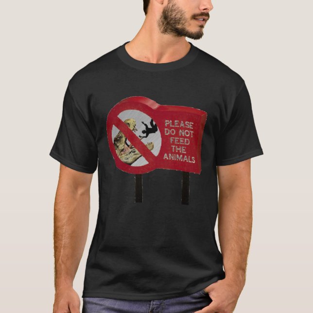 Mata inte dinosauren tee (Framsida)