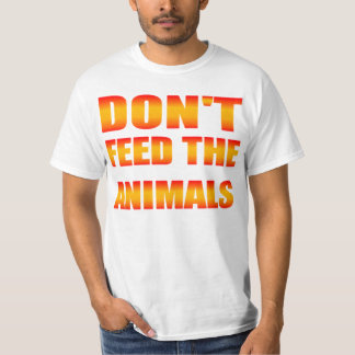 Mata inte djuren skjortan tee shirt