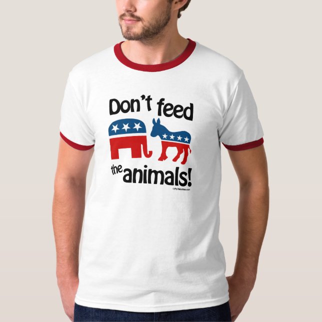 Mata inte djuren - tee shirt (Framsida)