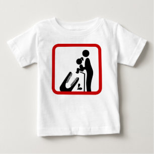 Mata inte dotter till Crokodile Zoo-signalen T-shirt