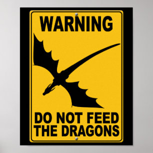 Mata inte Dragons Poster