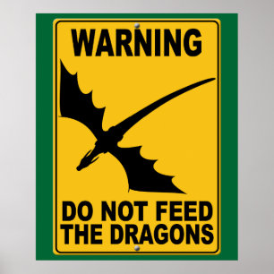 Mata inte drakarna poster