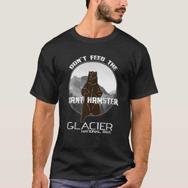Mata inte Giant Hamster nationalpark Grizzly T Shirt (Framsida)