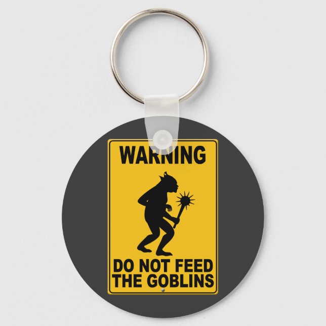 Mata inte Goblins. Nyckelring (Framsida)