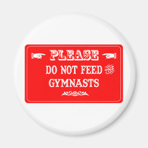 Mata inte gymnasterna magnet