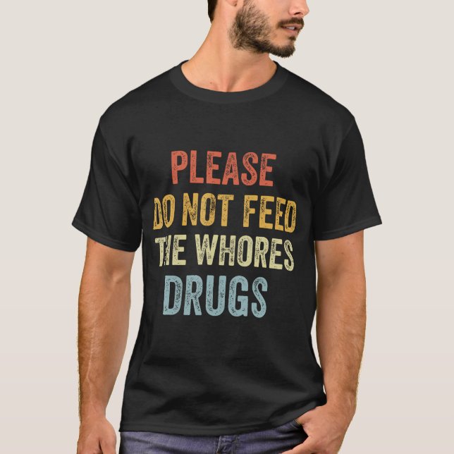 Mata inte hororna t shirt (Framsida)