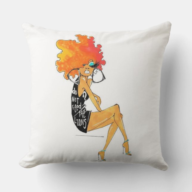 Mata inte lejon kudder kudde (Framsida)