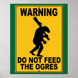 Mata inte ogresna poster