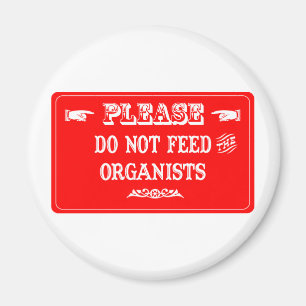 Mata inte organistsna magnet