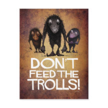 Mata inte Troll! - Funny Monster Troll Art
