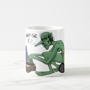 Mata inte troll kaffemugg