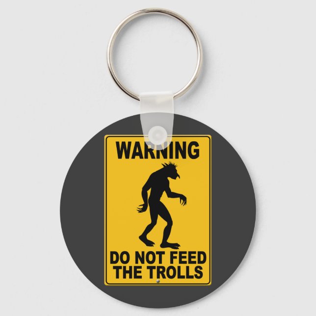 Mata inte Troll Nyckelring (Framsida)