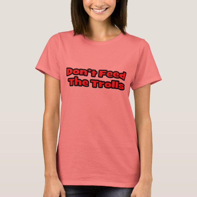 Mata inte Troll T-shirt (Framsida)