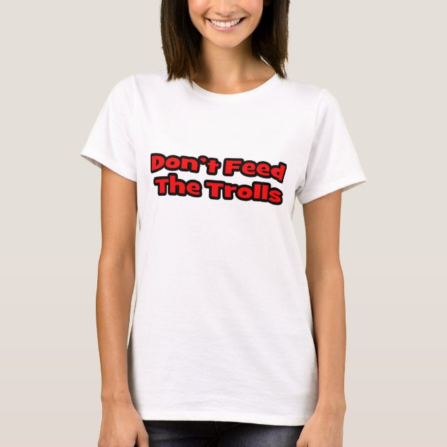 Mata inte Troll Tee (Framsida)