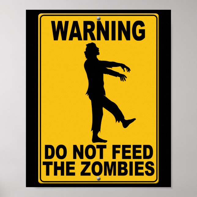 Mata inte Zombies. Poster (Framsidan)