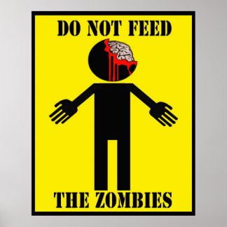 "MATA INTE ZOMBIES" poster
